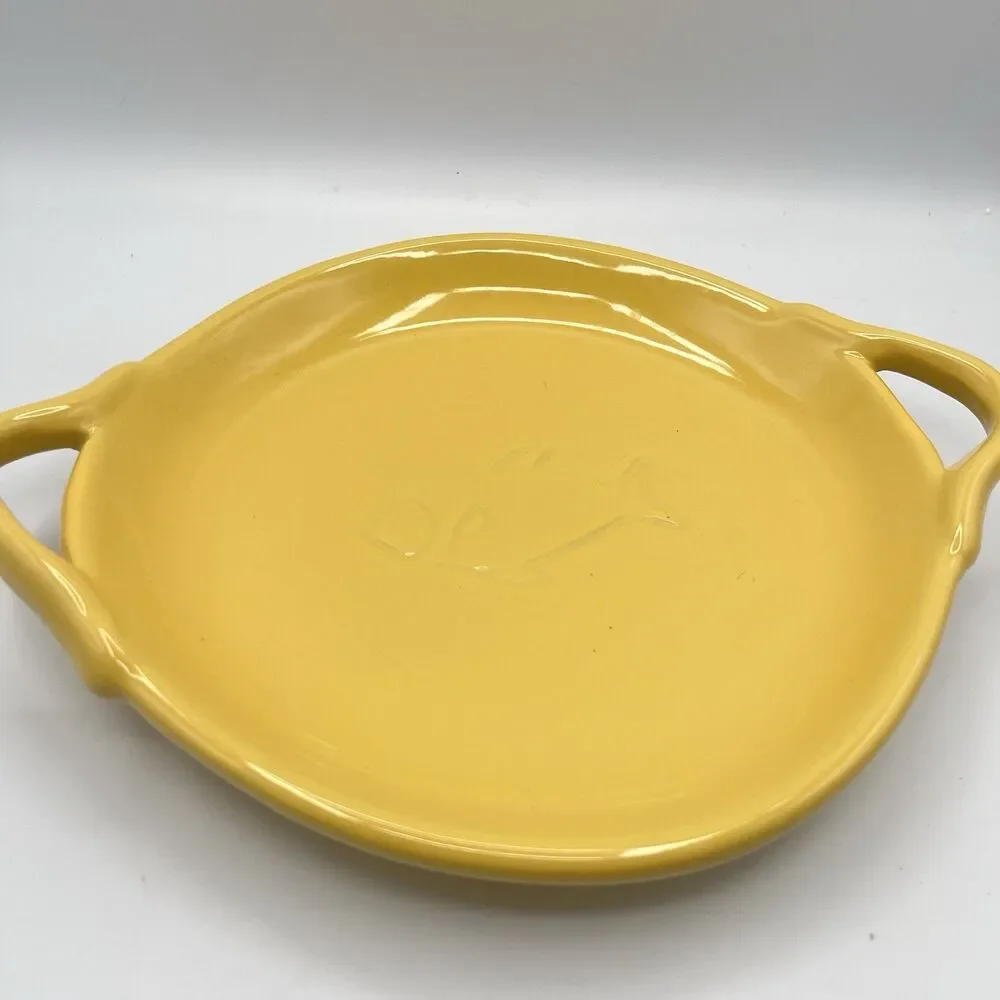 Coche Stoneware Plate - Yellow